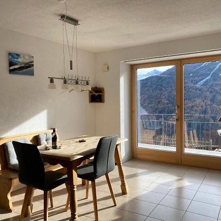 Ferienwohnung In Tschlin Mit Panoramablick 外观 照片