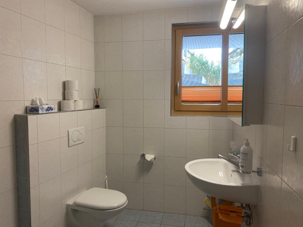 Ferienwohnung In Tschlin Mit Panoramablick 外观 照片